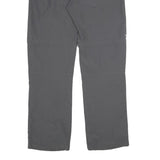 MAMMUT Womens Nylon Black Regular Leg Trousers W30 L32 Outdoor Zip Pockets