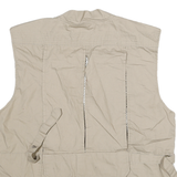 ROTHCO Mens Beige Utility Jacket S Cotton Blend Multi Pocket Zip Casual Outdoor