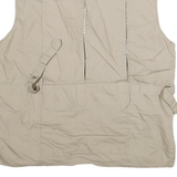 ROTHCO Mens Beige Utility Jacket S Cotton Blend Multi Pocket Zip Casual Outdoor