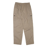 PRIORITY Mens Cotton Blend Beige Relaxed Drawstring Cargo Trousers W28 L30