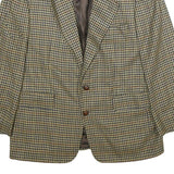 FELDER Mens Beige & Brown Wool Jacket XL Woven Classic Button Closure