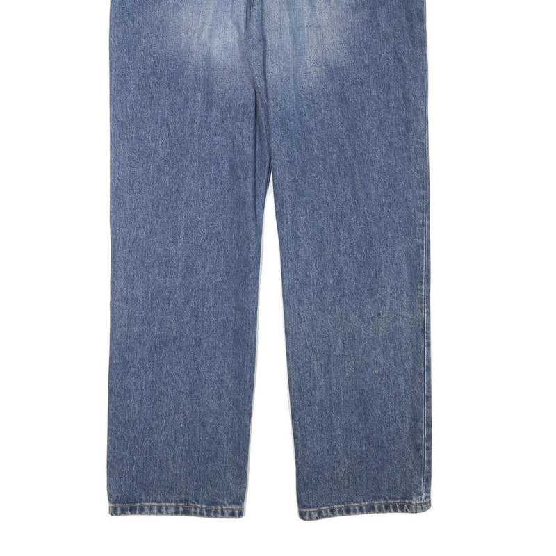 LEE Mens Regular Fit Blue Denim Light Wash Jeans W34 L30 Classic Cotton Blend