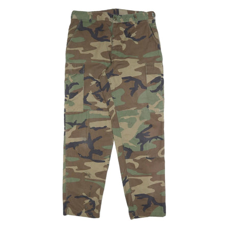 GOODWILL INDUSTRIES OF SOUTH FLORIDA Mens Cotton Blend Camouflage Regular Fit