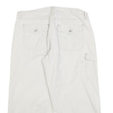 JEANSTAR Womens Shorts White Casual Cargo Cotton Blend M W32