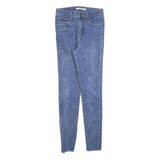 LEVI'S 720 Womens Jeans Blue Slim Skinny Denim Medium W25 L27 Stretch Zip Fly