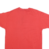 JERZEES Mens Red Friday Harbor Washington Graphic T-Shirt L Short Sleeve Crew
