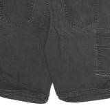 DICKIES Mens Black Cargo Shorts XL W40 Workwear Cotton Casual