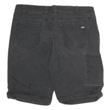 DICKIES Mens Black Cargo Shorts XL W40 Workwear Cotton Casual