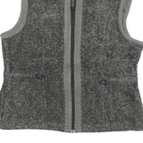 WOOLRICH Womens Grey Zip Jacket Size M Polyester Blend Warm Layering