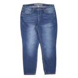 HYDRAULIC Womens Regular Blue Skinny Denim Medium W34 L27 Embroidered Pockets