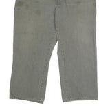 DICKIES Mens Cotton Grey Relaxed Straight Trousers W42 L26 Workwear Casual