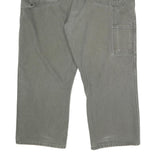 DICKIES Mens Cotton Grey Relaxed Straight Trousers W42 L26 Workwear Casual