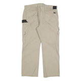 DICKIES Mens Beige Cotton Blend Regular Fit Straight Leg Trousers W36 L30