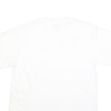 ONEITA Womens White Graphic T-Shirt XL Short Sleeve Crew Neck Hearts Print