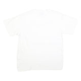 ONEITA Womens White Graphic T-Shirt XL Short Sleeve Crew Neck Hearts Print