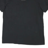 ADIDAS Mens Black T-Shirt M Short Sleeve Crew Neck Logo Graphic Plain