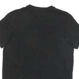 GUESS Mens Black LA Graphic T-Shirt M Short Sleeve Crew Neck Cotton Blend