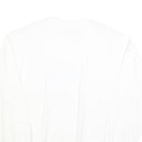 EXPRESS WEAR Mens White Freestyle Graphic Crew Neck M Cotton Blend Sweatshirt