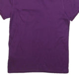 TED BAKER Mens Purple Short Sleeve Plain XS Polo Shirt Button Collar Casual