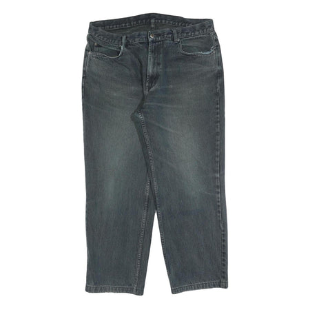 TEDDYS Womens Jeans Relaxed Straight Denim Medium W36 L28 Comfortable Casual Zip