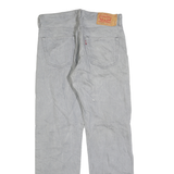 LEVI'S 501XX Mens Jeans Regular Straight Denim Light W34 L31 Classic Button Fly