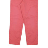 CALVIN KLEIN JEANS Womens Cotton Blend Coral Regular Straight Trousers W30 L25