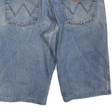 WRANGLER Womens Shorts Blue Denim L W36 Classic Cotton Blend Casual Summer
