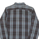 COLUMBIA Mens Blue & Brown Plaid Shirt S Outdoor Casual Button Front Cotton