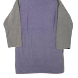 CHOTA INDIA Womens Green & Purple Hooded Zip Cotton Blend Jacket M Ethnic Print