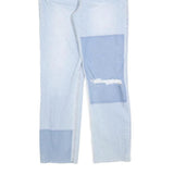 HOLLISTER Womens Regular Fit Blue Denim Button Closure Jeans W26 L27 Patch
