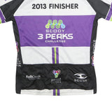 SCODY Mens Black & Purple 3 Peaks Challenge T-Shirt XL Short Sleeve Crew Neck