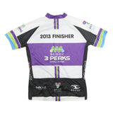 SCODY Mens Black & Purple 3 Peaks Challenge T-Shirt XL Short Sleeve Crew Neck