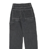 Womens Regular Fit Black Denim Cotton Blend Jeans W26 L33 Casual Everyday Wear