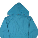 AQUA GUARD Mens Blue & Purple Outdoor Jacket S Polyester Blend Button Hooded