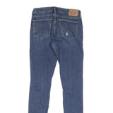LEVI'S 711 Womens Jeans Blue Slim Skinny Denim Medium W27 L30 Distressed