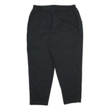 LEE Womens Cotton Black Regular Fit Straight Leg Trousers W34 L30 Comfortable