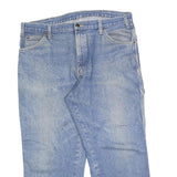 DICKIES Mens Relaxed Light Blue Denim Jeans W38 L27 Workwear Casual Zip