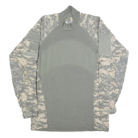 MASSIF Mens Grey Pullover Sweatshirt XL Tactical Military Combat Style