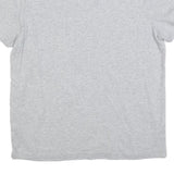 TOMMY HILFIGER Womens Grey Graphic T-Shirt S Short Sleeve Crew Neck Cotton Blend