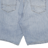 LEVI'S Mens Denim Blue Casual Cotton Blend Shorts 2XL W36 Light Wash Distressed