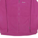 BERGHAUS Womens Purple Outdoor Jacket UK 16 Polyester Zip Plain Warm Layering