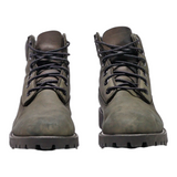 TIMBERLAND Hiking Boots Black Leather Boys UK 4