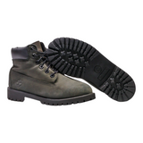 TIMBERLAND Hiking Boots Black Leather Boys UK 4