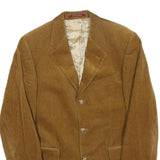 MCGREGOR Mens Brown Corduroy Jacket M Cotton Blend Button Closure Classic Fit