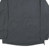 NIKE Mens Black Btn Zip Lightweight Polyester Jacket L Sports Activewear