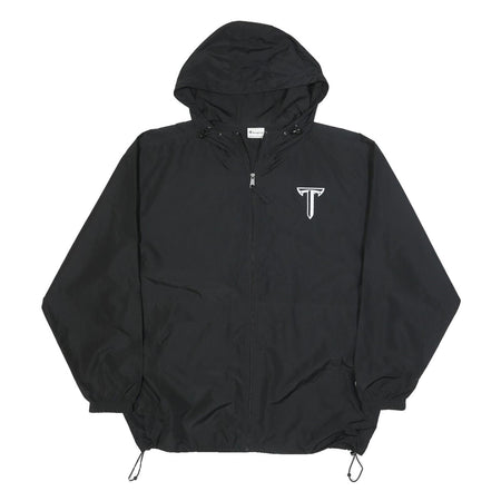 CHAMPION Mens Black Troy Trojans Track Jacket 2XL Polyester Zip Hooded