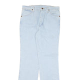 WRANGLER Mens Regular Fit Straight Leg Denim Light Blue W31 L32 Classic Zip