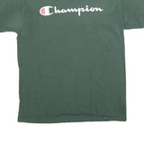 CHAMPION Mens Green Graphic T-Shirt M Short Sleeve Crew Neck Casual