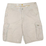 CARHARTT Mens Shorts Beige Cargo Relaxed Fit M W34 Cotton Blend Casual Workwear