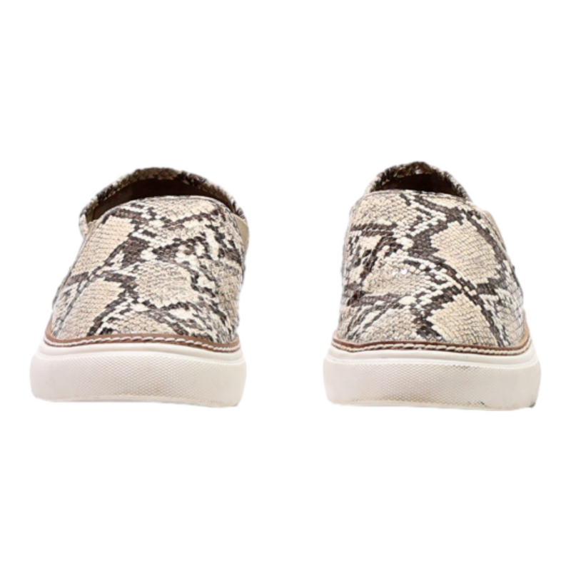 STEVE MADDEN Pump Shoes Beige Leather Womens UK 8.5